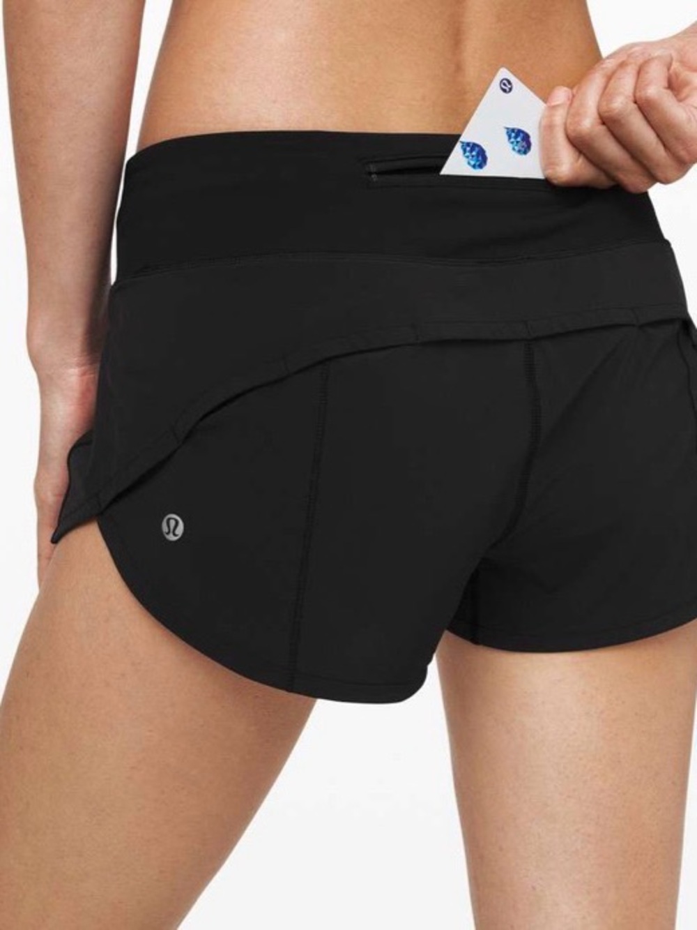 Lululemon Black Women's Speed Ups, 2.5”, size 12